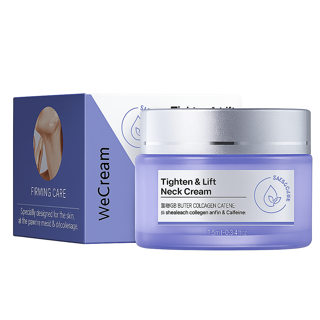 Crème Raffermissante Cou & Décolleté – Anti-Rides & Lift Instantané - WeCream